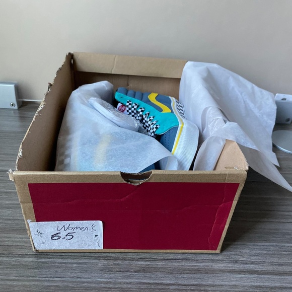 Vans Sk8-Hi Custom SKATE Shoes Size 6.5 Women's - Picture 7 of 8